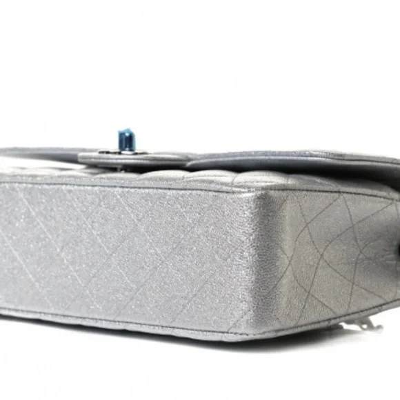 **SOLD** CHANEL Glittered Metallic Caviar Medium Double Flap LIMITED EDITION - Picture 7 of 12